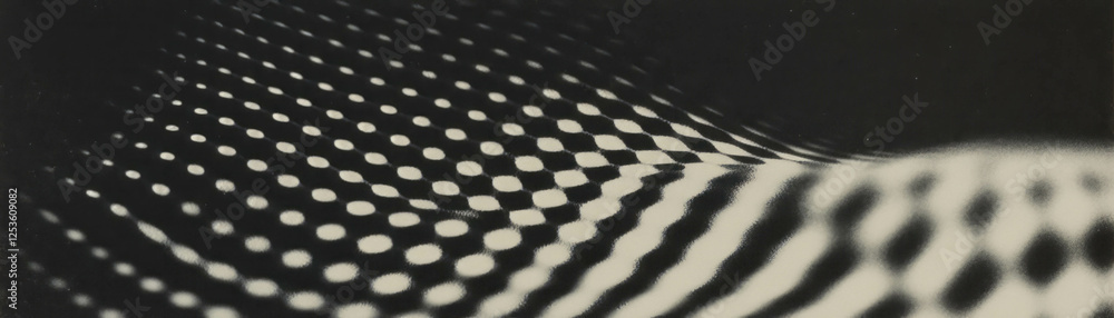 Aufkleber halftone gradient texture transitioning through shades of gray with a grunge effect