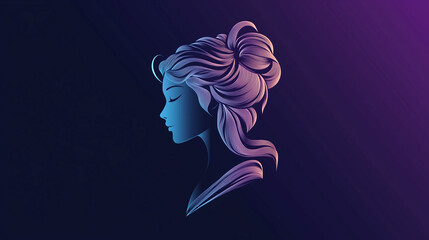 vector illustration of a human face