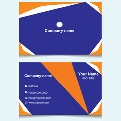 corporate visiting card design template