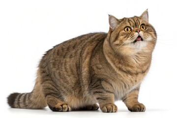 Obraz premium Manx cat isolated on white background