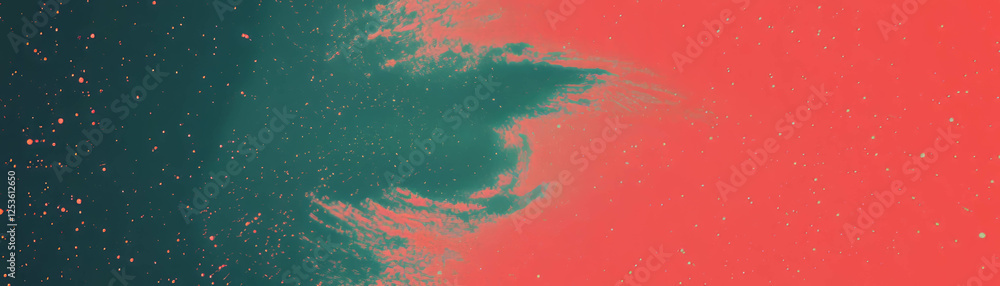 Fototapete swirling vortex of halftone dots creating depth and movement in a grunge background