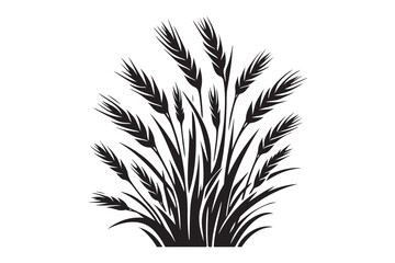 Grass silhouette vector