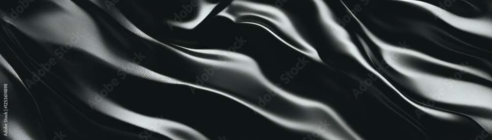 Aufkleber monochrome textured gradients with smooth curves and dynamic light and shadow interplay