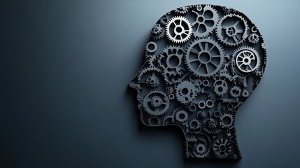 Human Head Gears - Abstract Concept