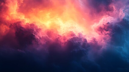 A background with a dreamy, washed-out gradient resembling sunrise light.