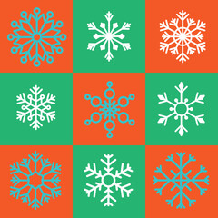 Luxury Snowflake Ornaments Collection