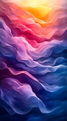 Obraz premium A background with semi-transparent pastel layers creating subtle depth.