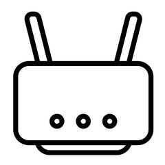 internet router icon illustration