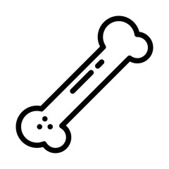 Stylish Dog Bone Icon for Pet Products