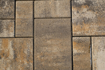 colored concrete paving slab pattern with a beautiful high-quality texture