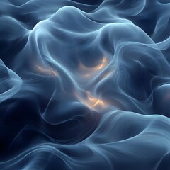 Obraz premium A blurred, flowing background where dark blue dissolves into light gray.