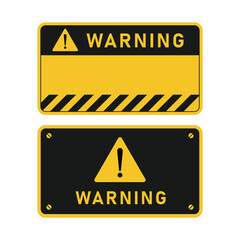 warning sign vector