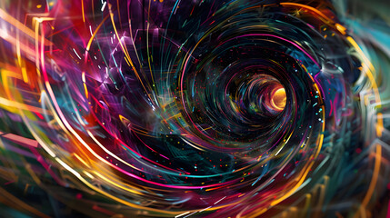 Abstract Visualization of Quantum Gravity Models in Universe
