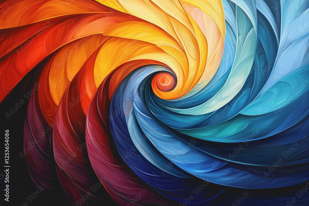Poster colorful abstract background with vibrant hues and dynamic shapes for creative design projects