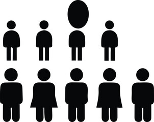 Hierarchy of People Icons