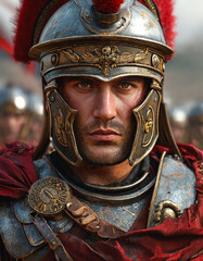 Portrait of a Roman Legionnaire