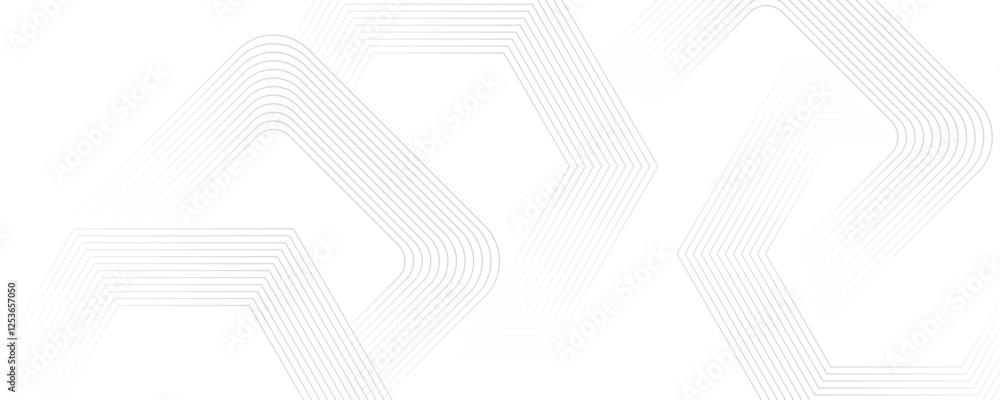 Poster abstract elegant gray color geometric pattern stripe lines art transparent background design.