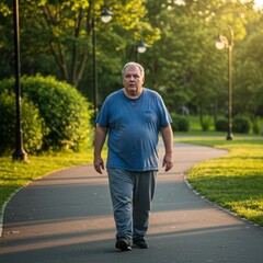 Obraz premium male jog running