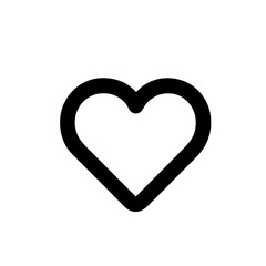 Simple Outline Heart Icon