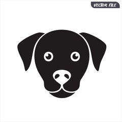 Dog face icon vector design