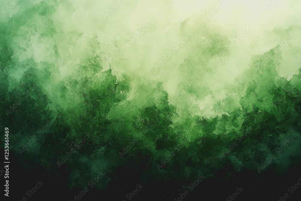 Poster green and black abstract background with white elements creating a modern design and visual contrast
