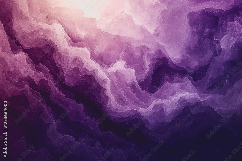 Poster abstract background featuring purple and blue colors with a smooth gradient and textured design elem