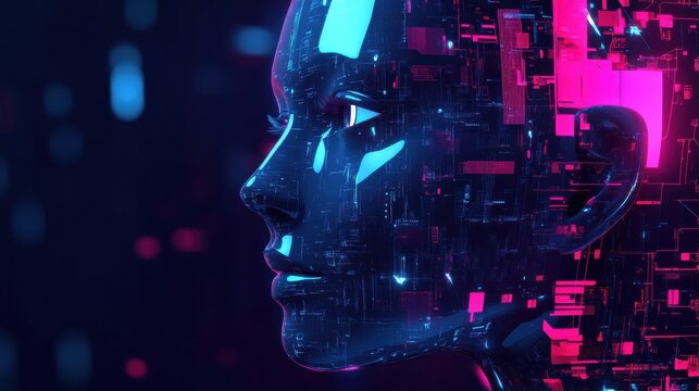 Artificial intelligence for business abstract concept vector illustration set. AI-powered marketing tool, AI in social media, dashboard service, machine learning, target advertising abstract metaphor