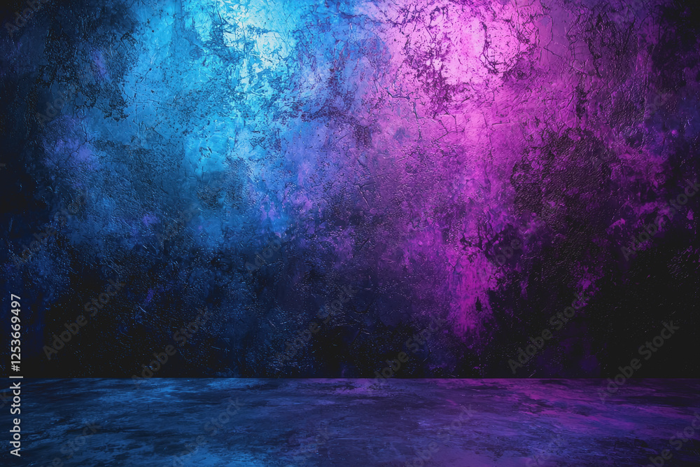 Poster abstract background design featuring blue and pink colors with smooth gradients and soft shapes