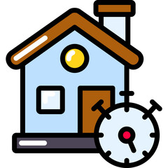 short term house rental icon