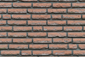red brick pattern wall of a house