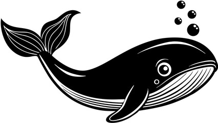 A Whale vector illustration