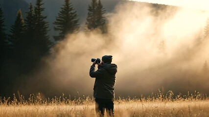 A Photographer Capturing a Moment That Tells a Story Without Words