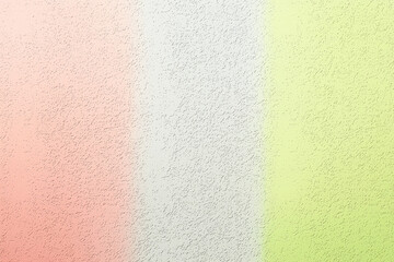 Fototapeta premium Soft pastel color blocks, Textured paper background, Vertical stripes, Muted tones, Minimalist design, Gentle gradient, Peachy pink, Light gray, Pale yellow-green, Subtle texture, Abstract composition