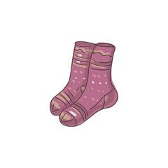 Threads knitting balls knitting skeins of yarn wool cotton needlework socks knitted items washing set clipart hand drawn