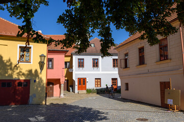 Fototapeta premium Třebíč, Trebic, city details