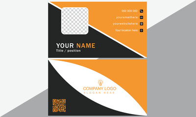 Business card design template, Clean professional business card template, visiting card, business card template.