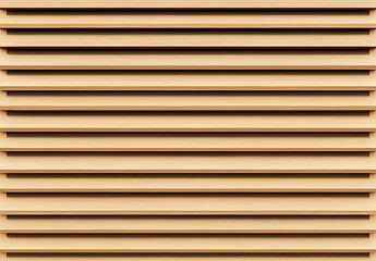 Obraz premium Tan Air Vent: A close-up of a tan-colored air vent with horizontal slats, perfect for creating abstract textures and patterns.