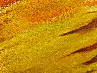 Vibrant yellow textured wall creating stunning visual effect