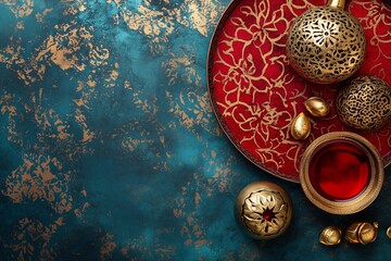 Ramadan Kareem Festive Decoration Background – Elegant Islamic Celebration Theme