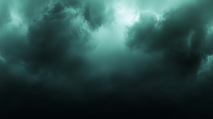 Dark stormy cloudscape, ominous sky