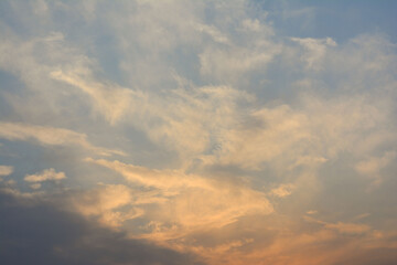 Obraz premium Sunset Clouds in the Sky