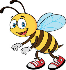 Bee Cartoon vector