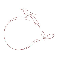 creative vector bird logo.