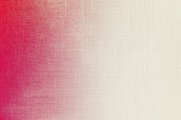Fototapeta premium Gradient texture, vibrant pink to white, linen fabric, ombre effect, canvas texture, soft transition, minimalist design, artistic background, abstract composition, high resolution, detailed fibers