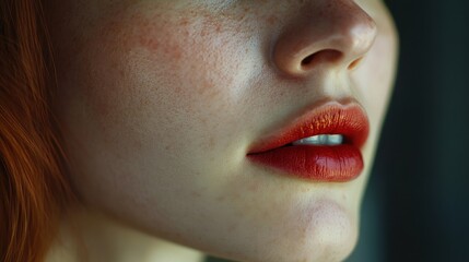 Fototapeta premium Non-surgical Botox Procedure for Achieving V-Shaped Face Contour Through Jaw Muscle Relaxation