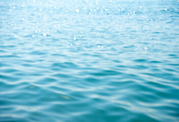 Lights on sea background texture. Blurred