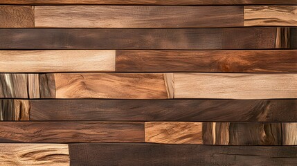Horizontal Wooden Planks Texture