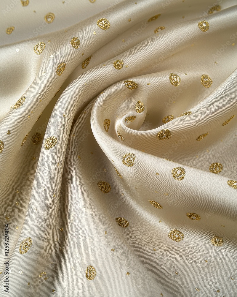 Poster elegant fabric texture close-up textile studio soft environment macro view luxury concept