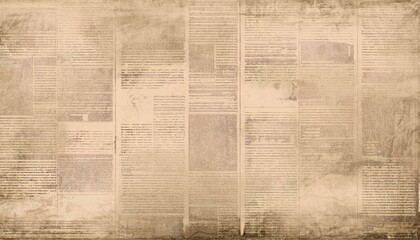 Obraz premium newspaper with old grunge vintage paper texture background graphic resource