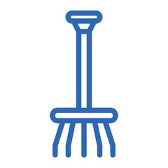 rice rake color icon